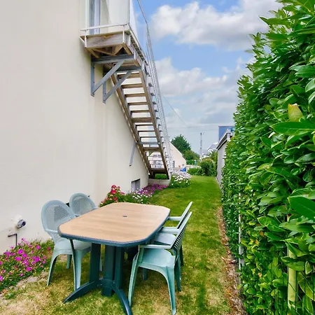 דירה 850m De La Plage, Pour 5 Avec Jardin